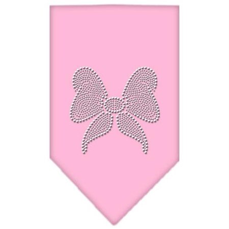 UNCONDITIONAL LOVE Bow Rhinestone Bandana Light Pink Large UN759607